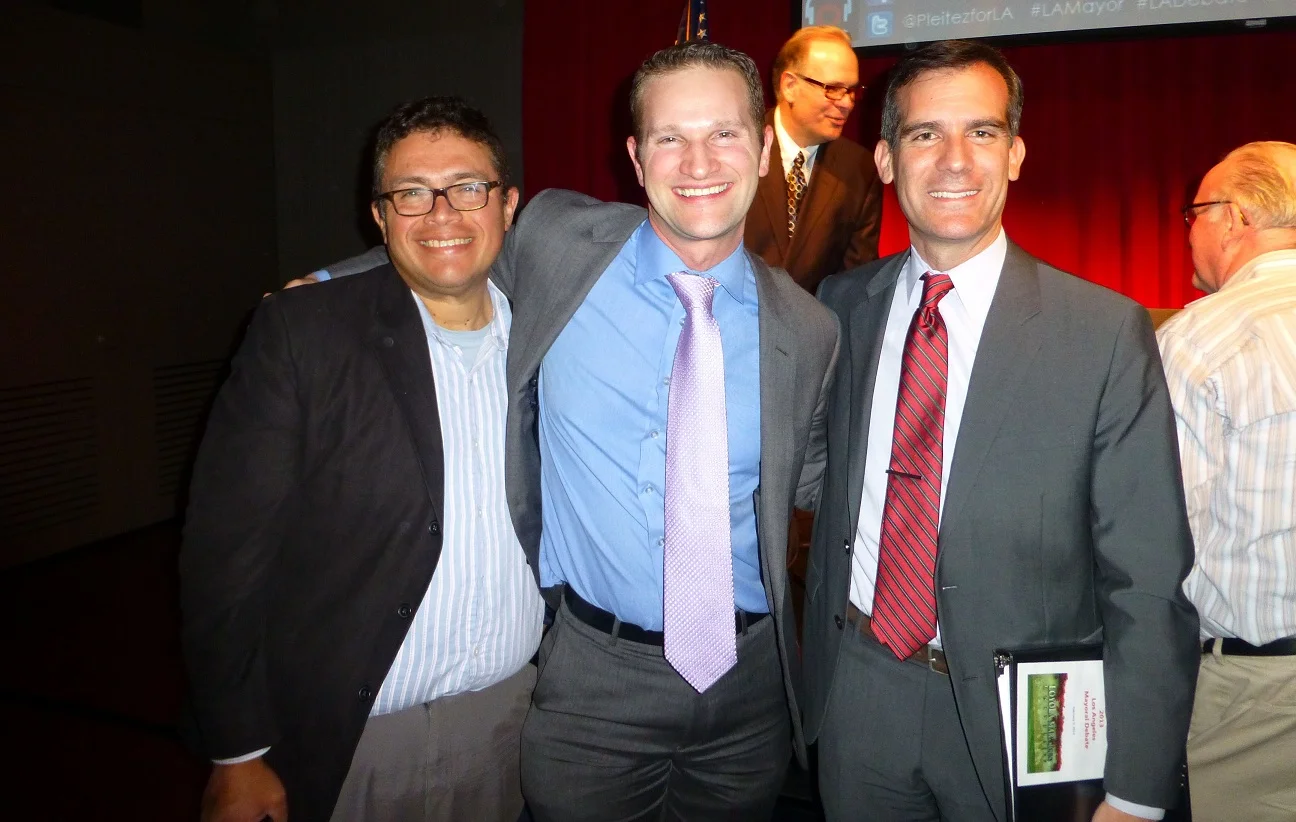  William Bowen CEO, and Los Angeles Mayor Eric Garcetti  with Global Oil and Gas