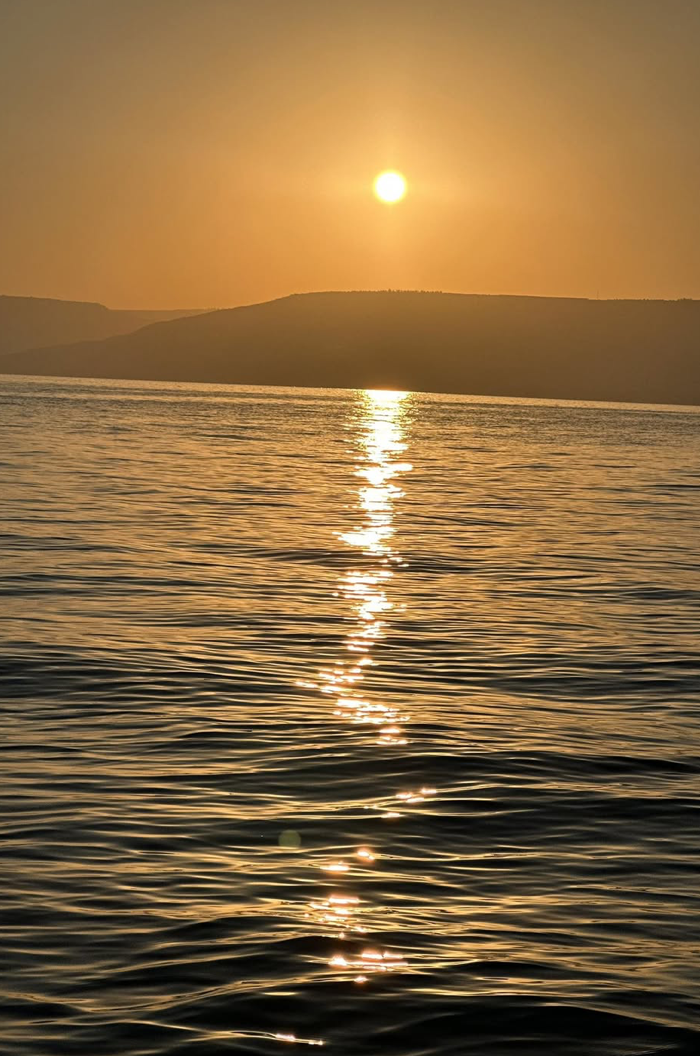 Sea of Galilee at sunrise