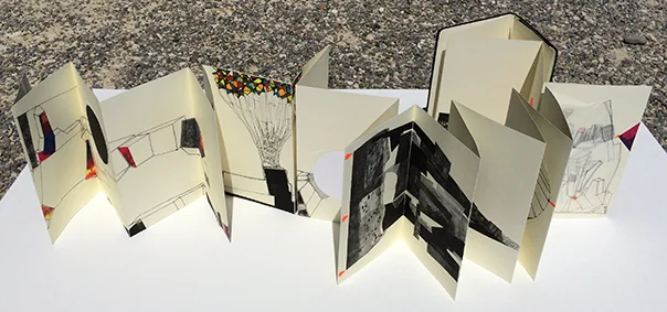 /// Origines / artist's book - leporello moleskine / single copy / 2014