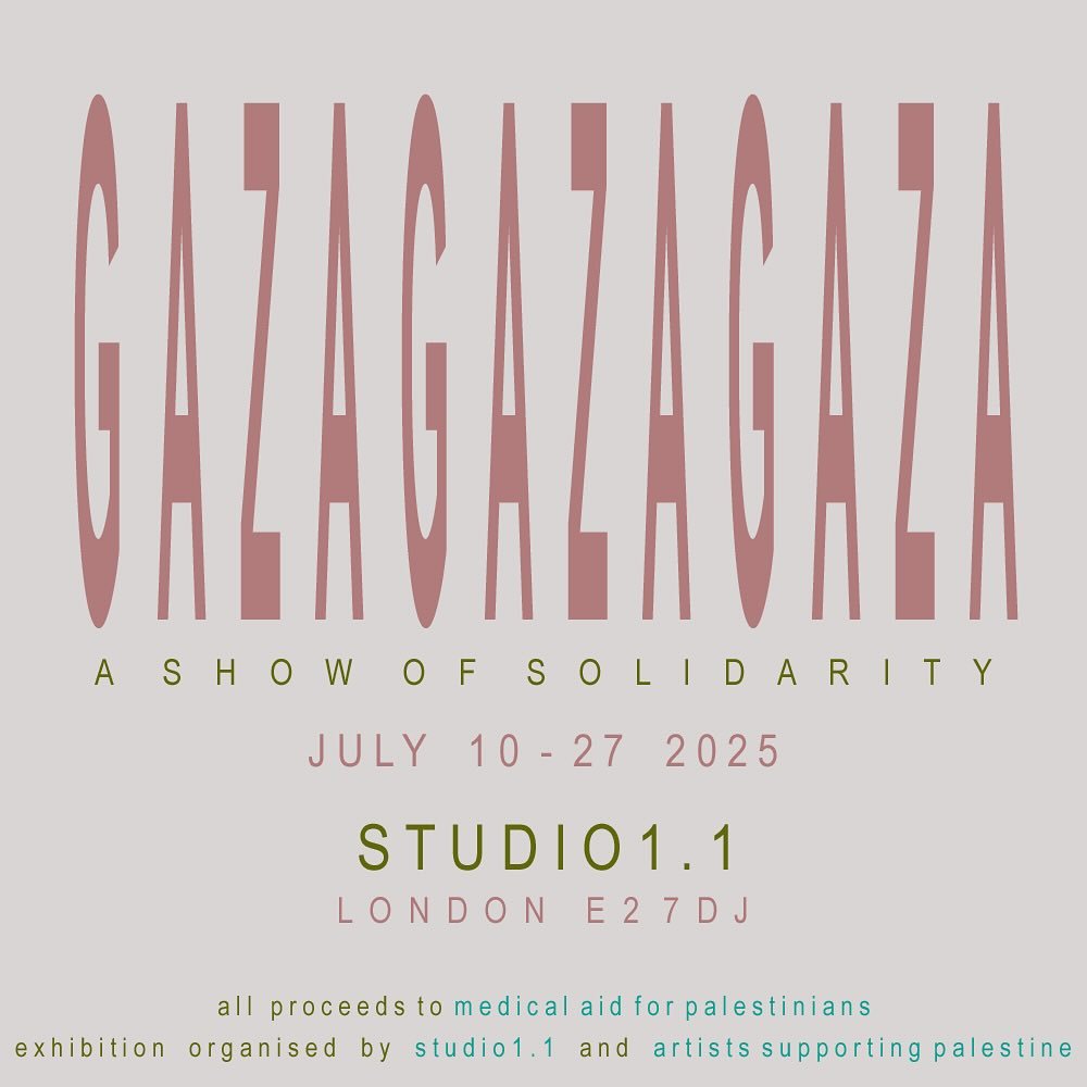 I&rsquo;m exhibiting / selling these A4 gicle&eacute; prints at &pound;35 each to raise money for @medicalaidpal. 

Please visit the GAZAGAZAGAZA exhibition @studio1.1_london 57A Redchurch Street, London, E2 7DJ 10th - 27th July Thurs-Sun 12-5pm OR o