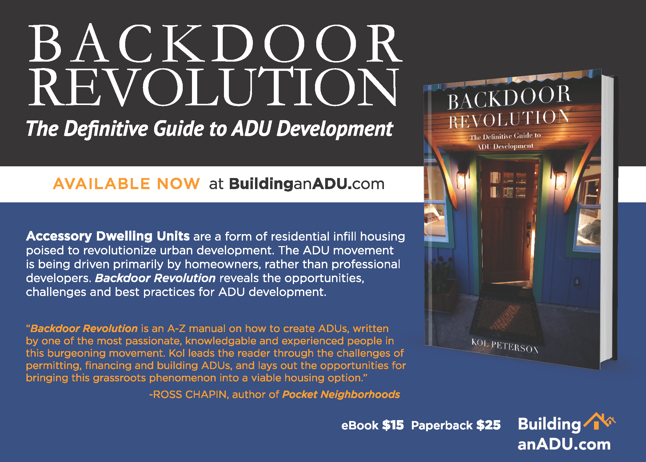Purchase a copy at http://www.buildinganadu.com/backdoor-revolution/