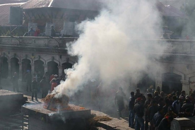 Cremation at the Pashapatinath Temple