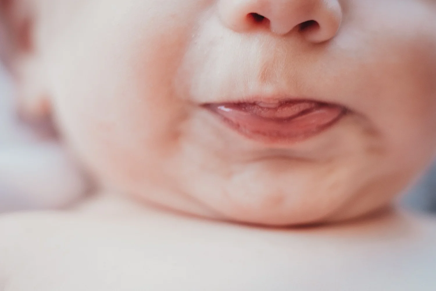 cheeky baby smile