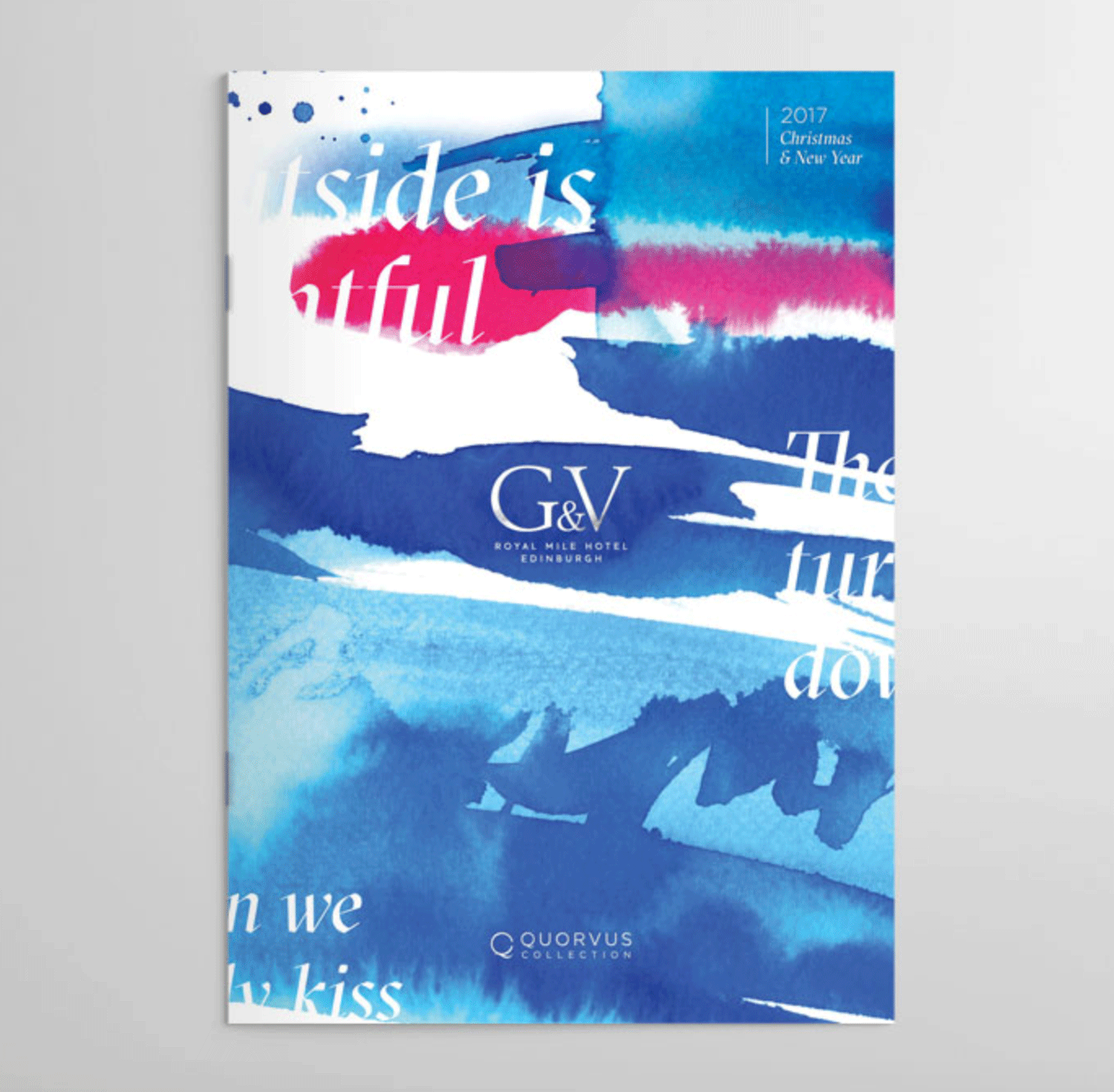  Joanna was commissioned to create illustrations for two Christmas brochures. Both of them have individual styles and beautiful layouts promoting spending time in the stunning boutique hotel. 