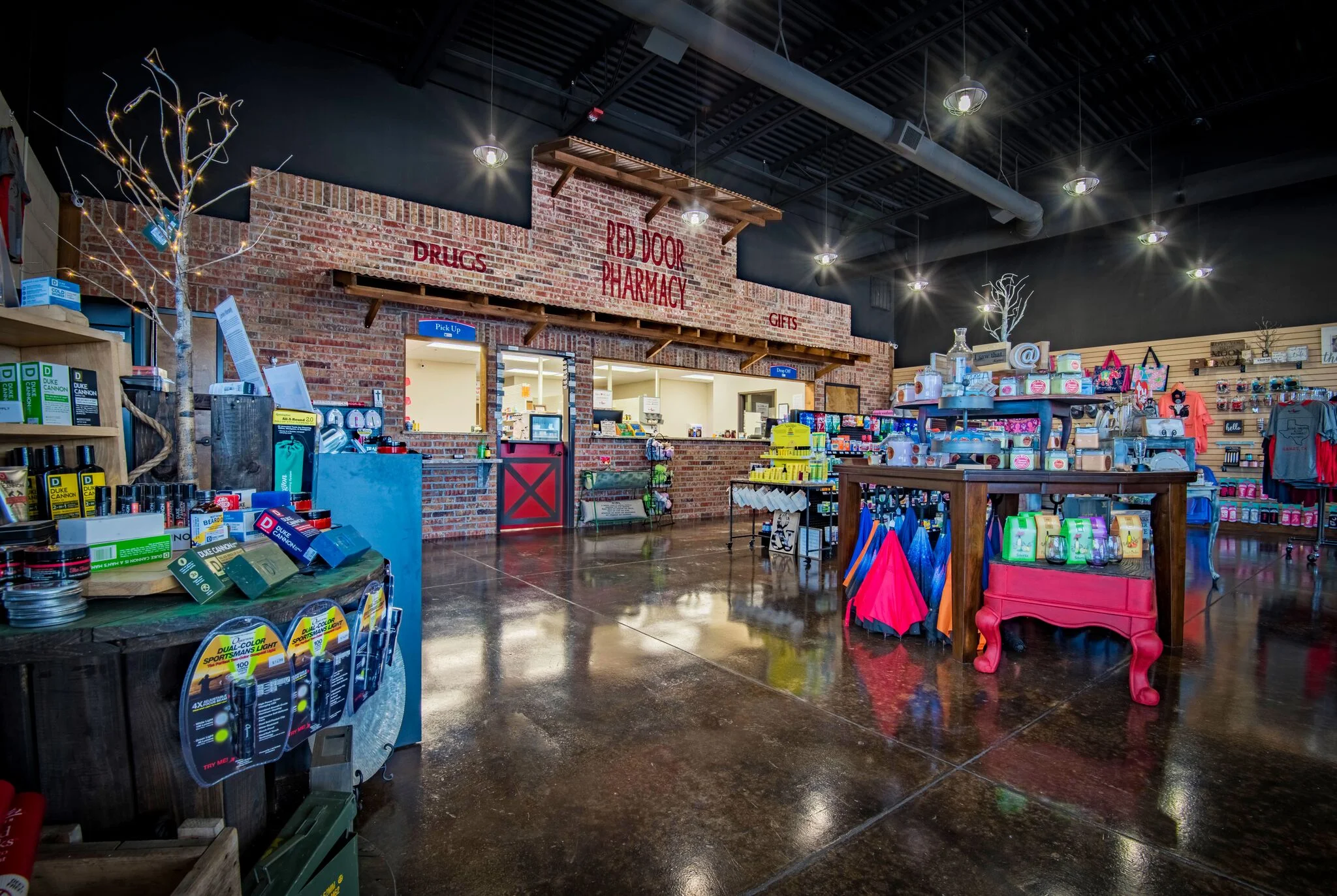 Front of pharmacy from inside the giftshop