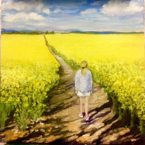 Walking towards the sunshine, Louisa | *Commission - SOLD*