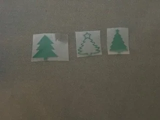 3 trees from Cricut Design Space
