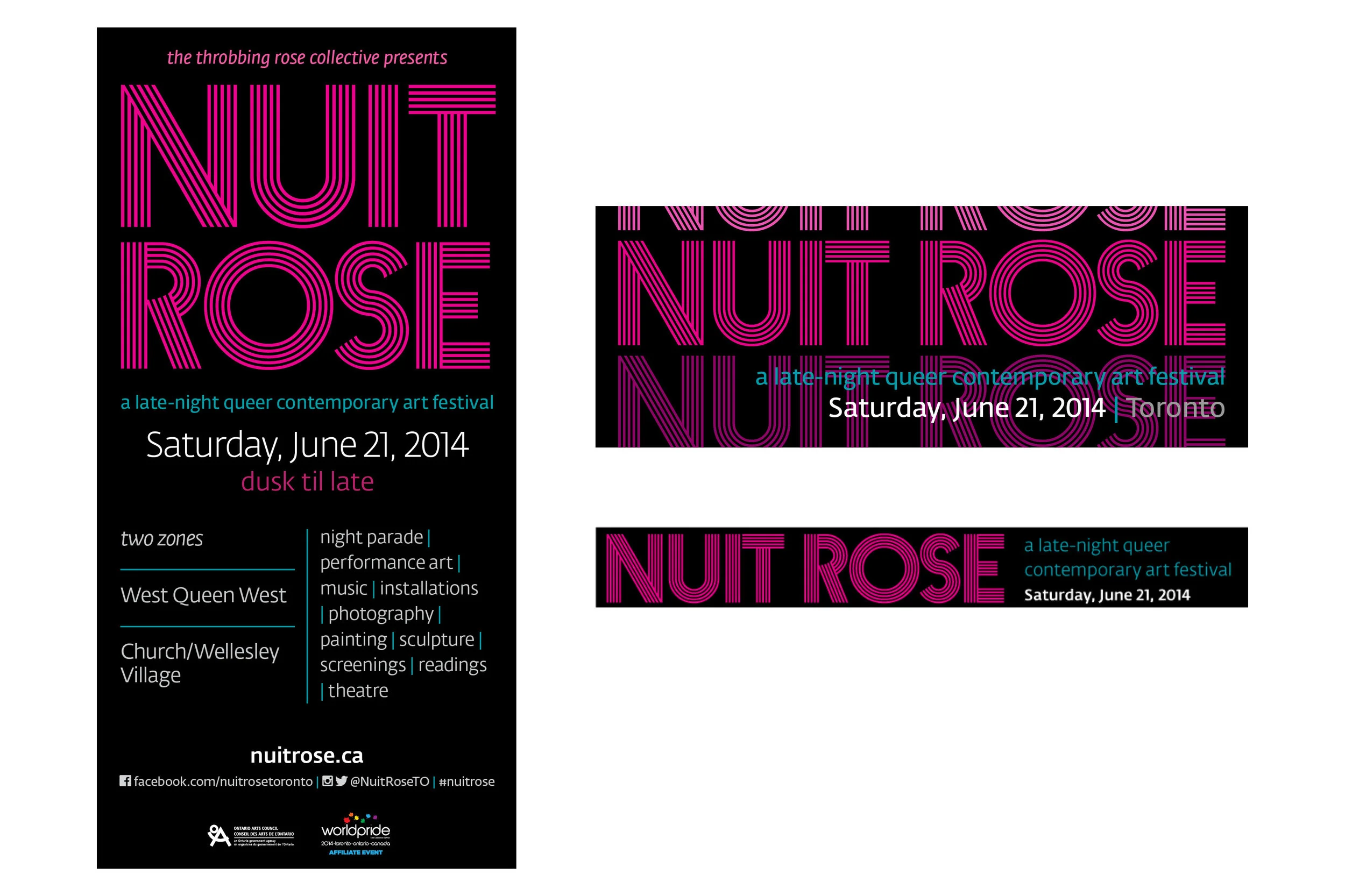 Poster design, social media assets, web banner.