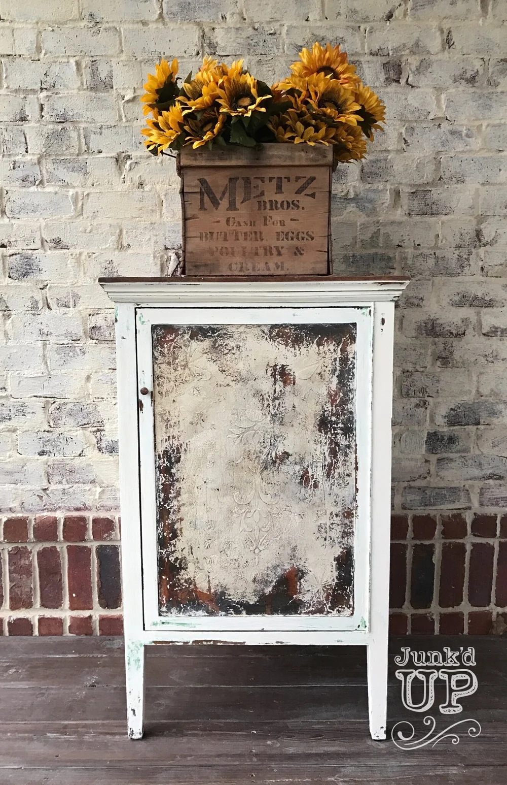 Faux Rusty Tin Panel