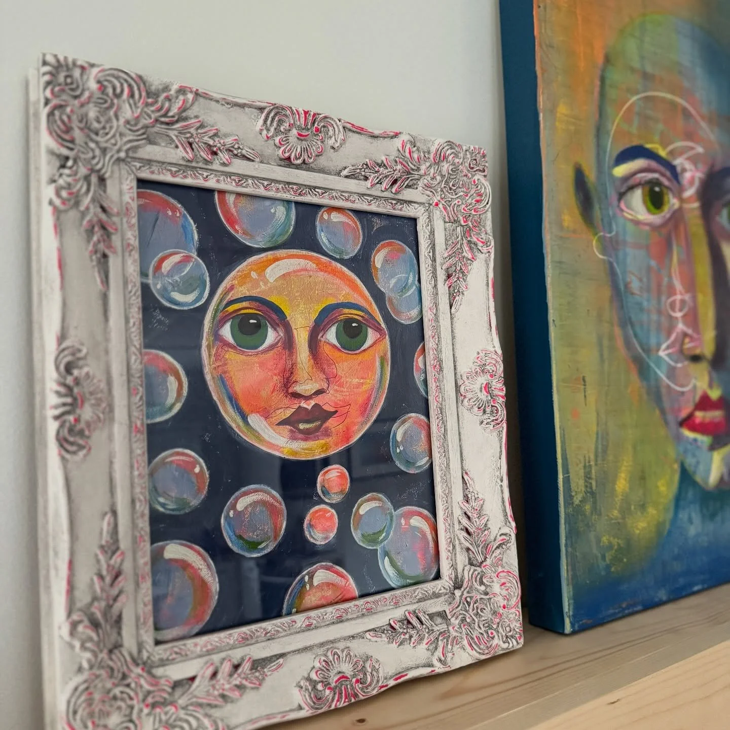 I&rsquo;m not really sure what&rsquo;s going on with me but I haven&rsquo;t painted faces in a really long time. And I haven&rsquo;t painted furniture in what feels like forever. I can&rsquo;t really say why. 

Part of it, I think, is that I&rsquo;m 