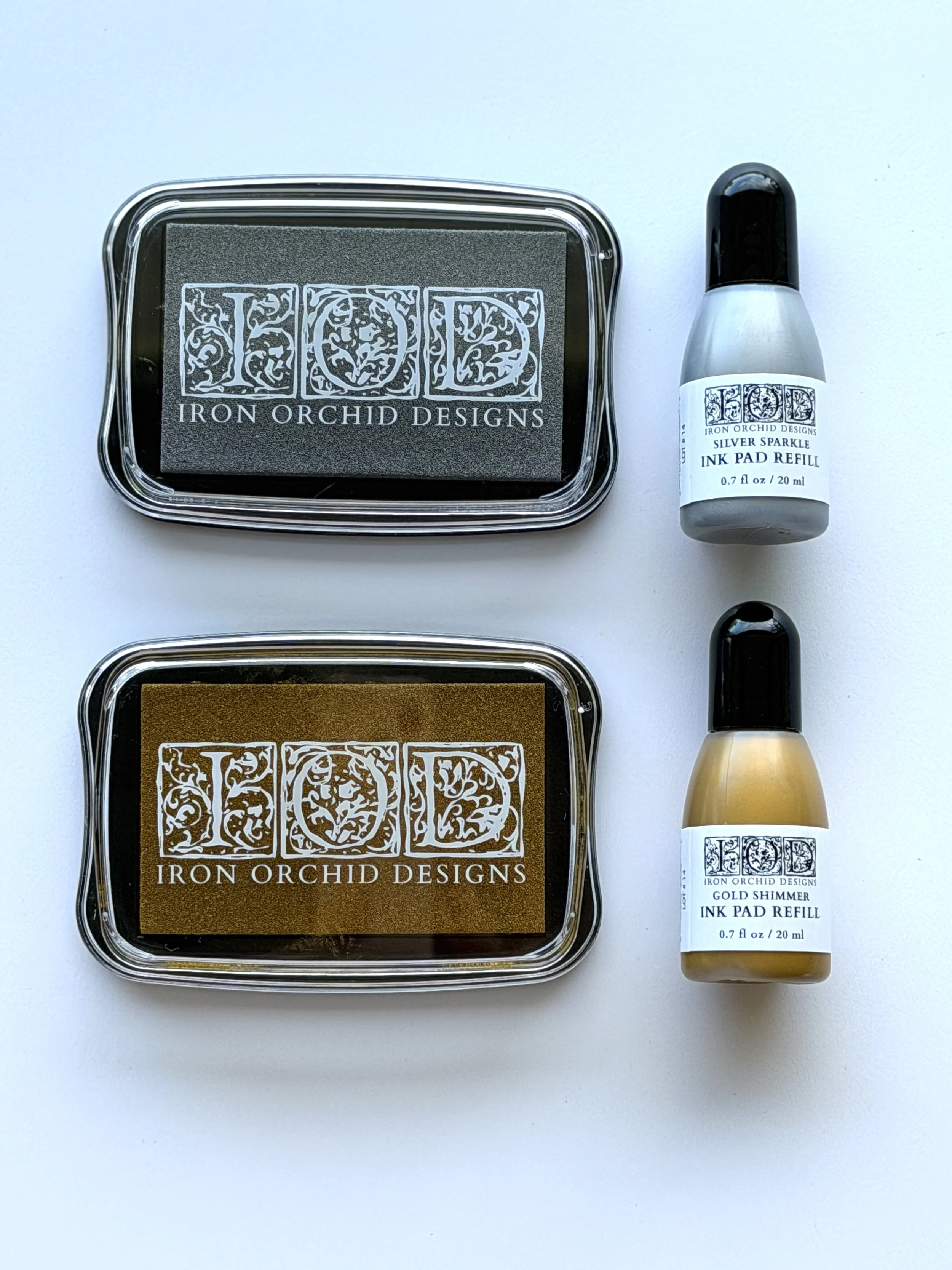 Silver and Gold Shimmer Inks Top View Image 7.JPG