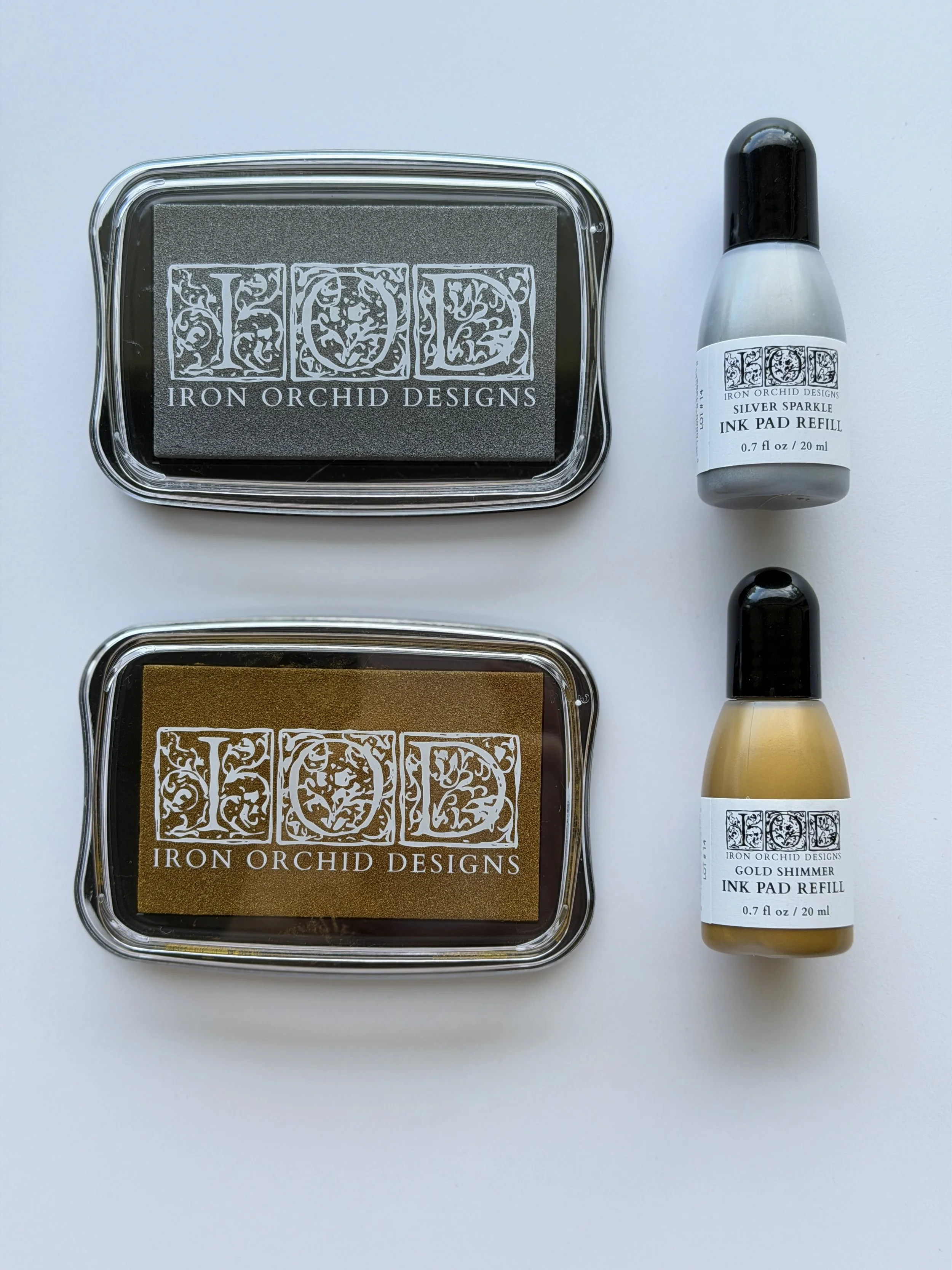 Silver and Gold Shimmer Inks Top View Image 6.JPG