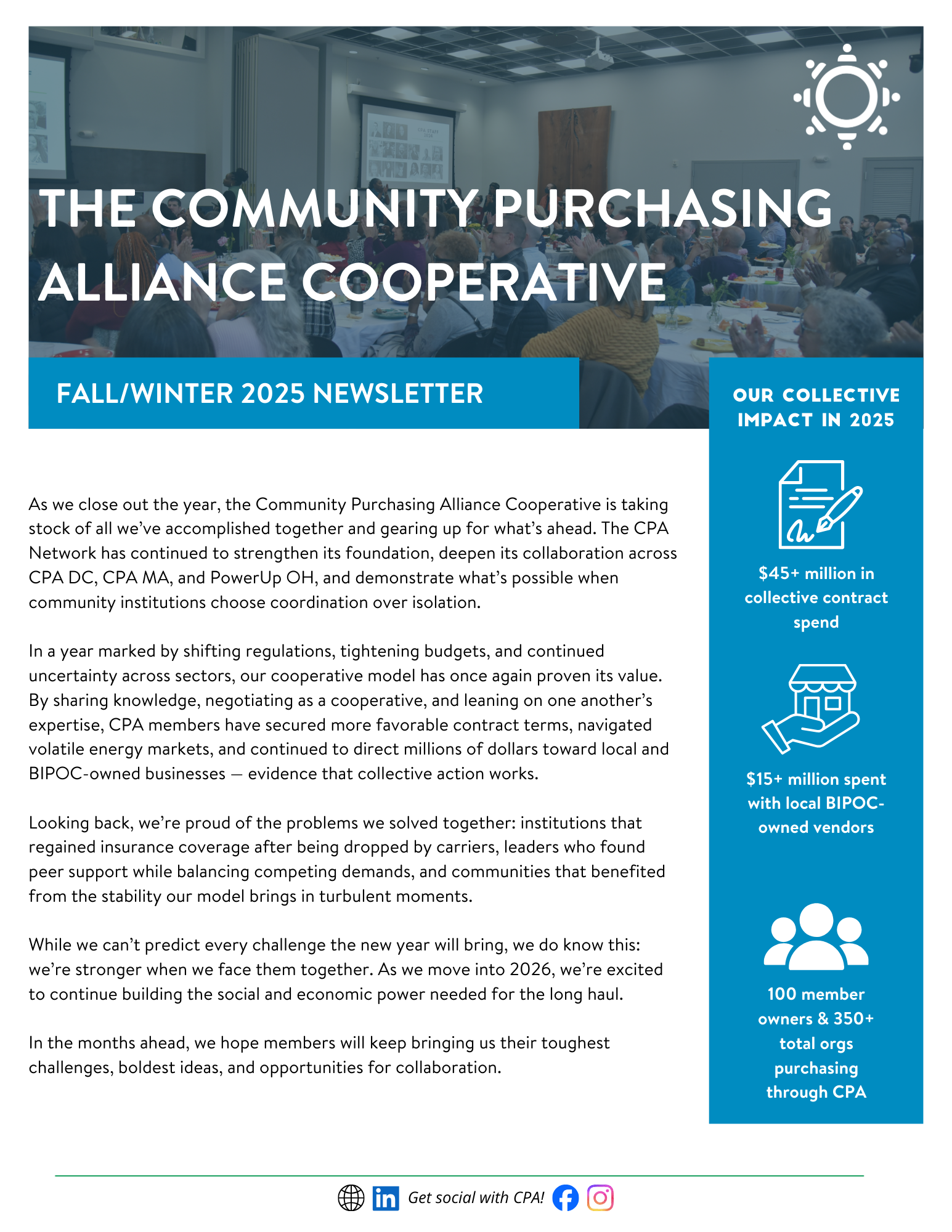 CPA Co-op Fall/Winter 2025 Newsletter