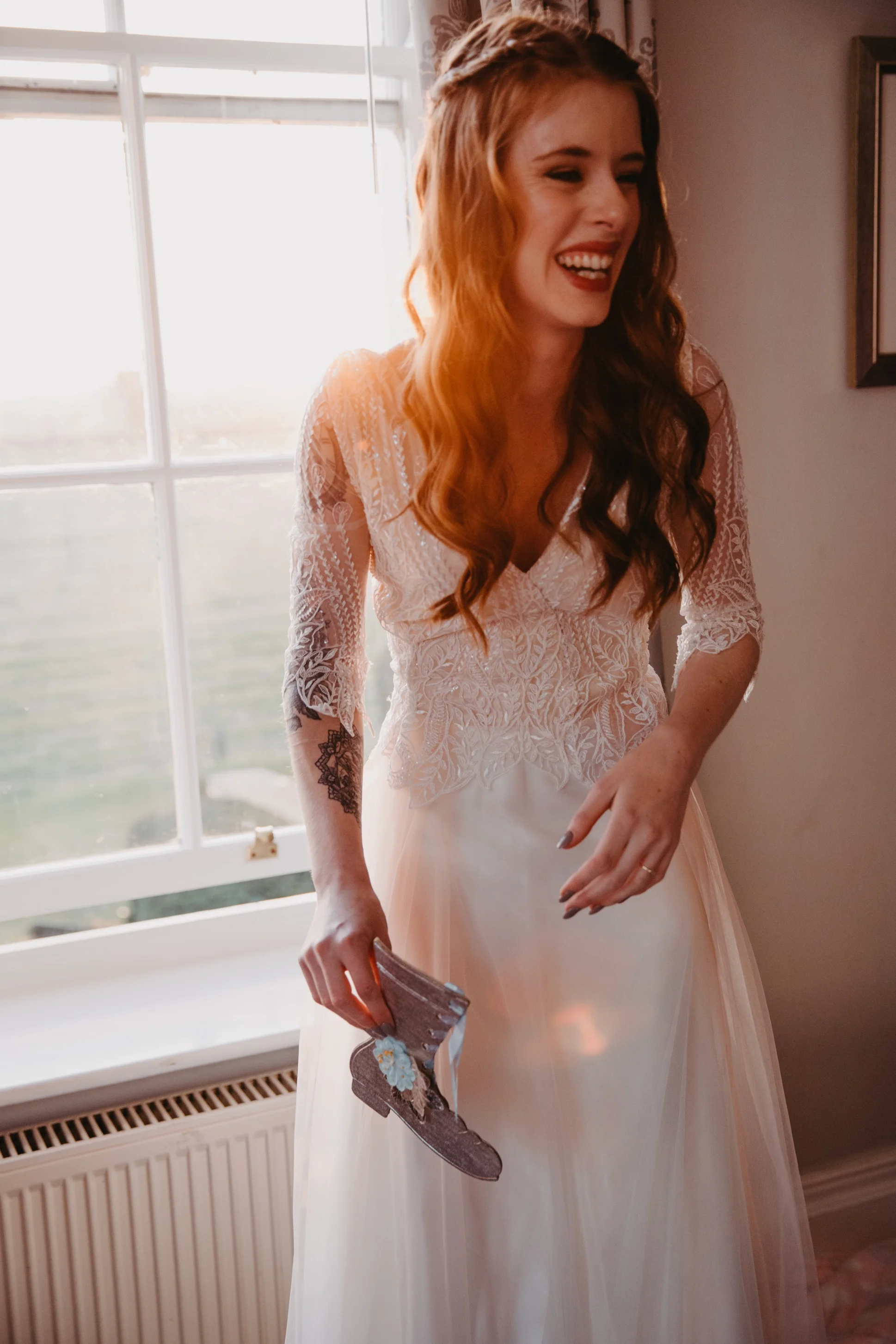 ALEXIS WEARS ROSEMARY ROSE