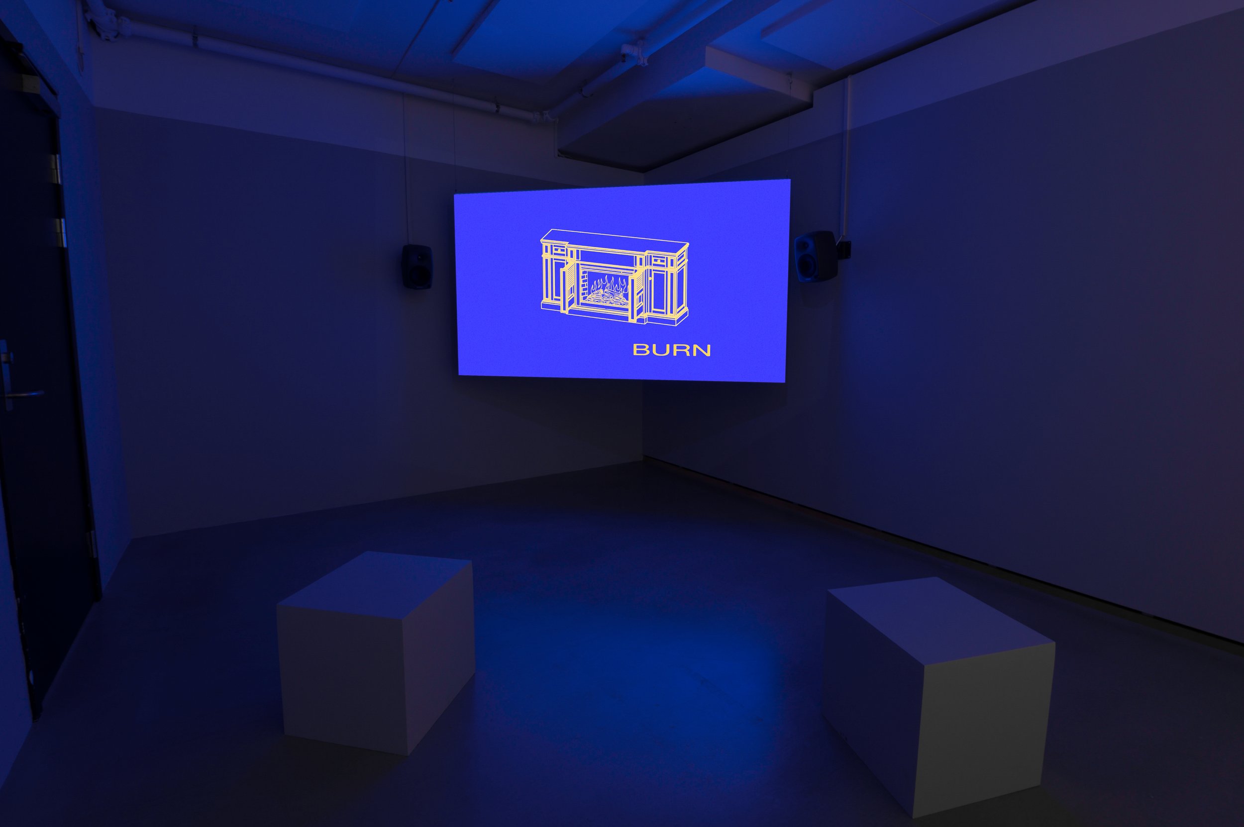 INSTALLATION VIEW: VIDEO VIEWING ROOM