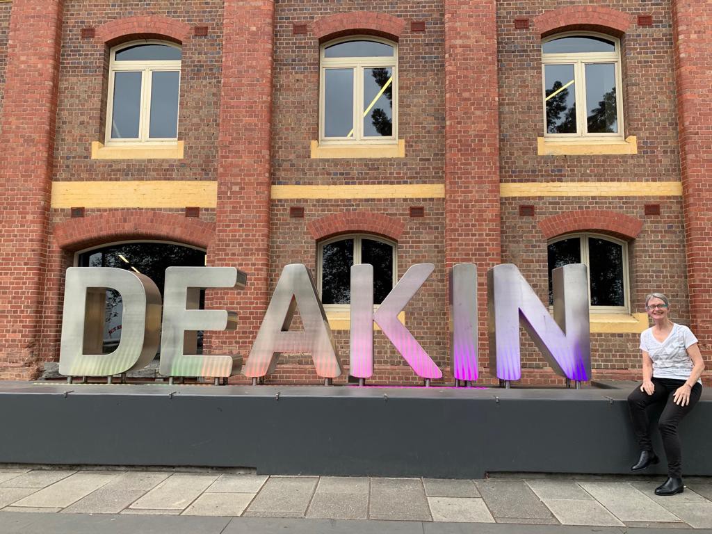 Viki Forrest at Deakin University’s Waterfront Campus in Geelong