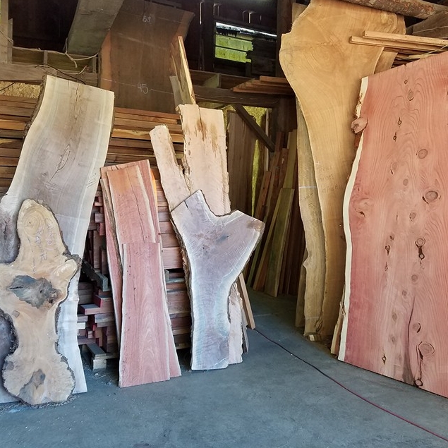 Kiln-Dried Wood Slabs, Live Edge Hardwoods