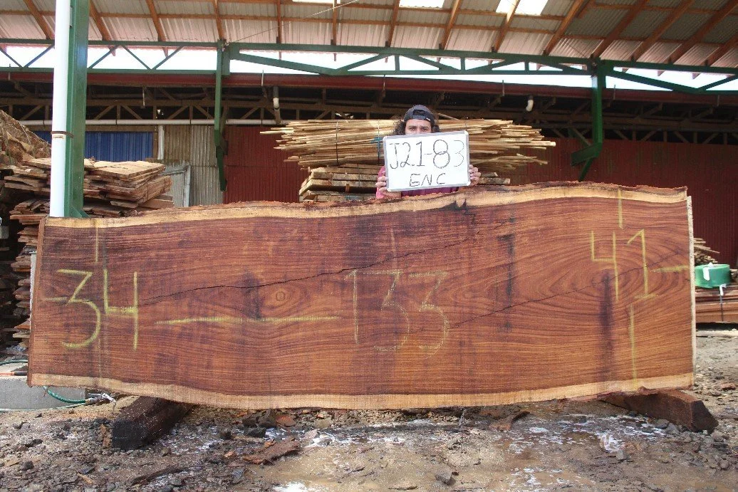 Monkeypod kiln-dried wood slab