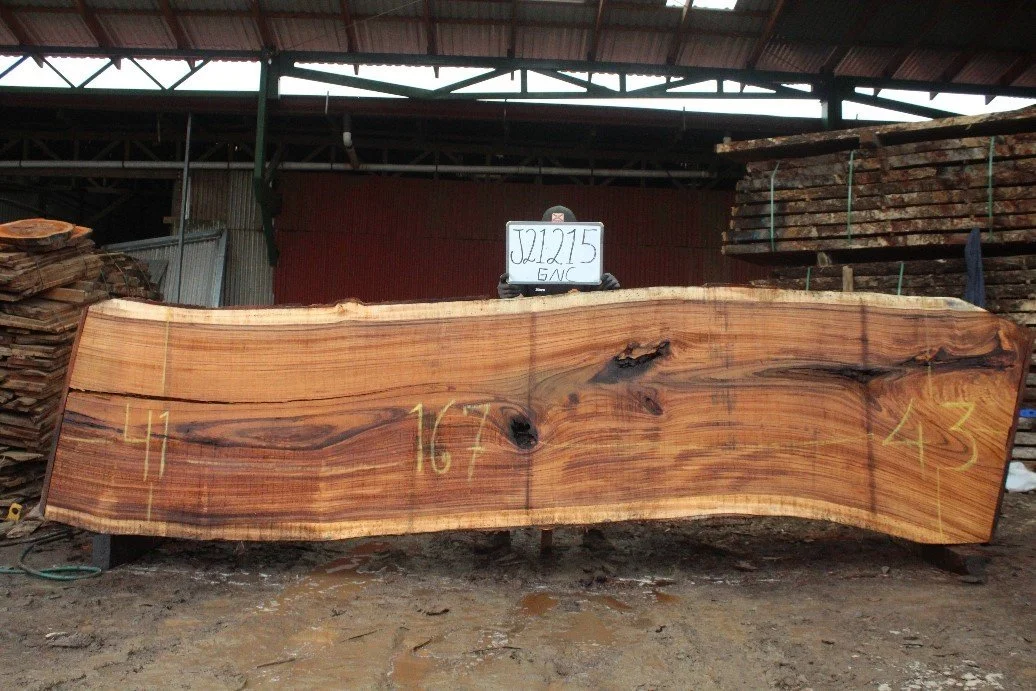 Monkeypod kiln-dried wood slab