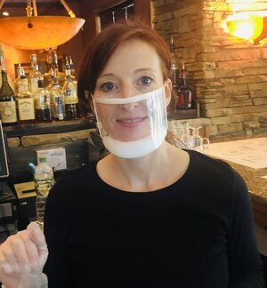 ClearMask™ - clear face mask for restaurants