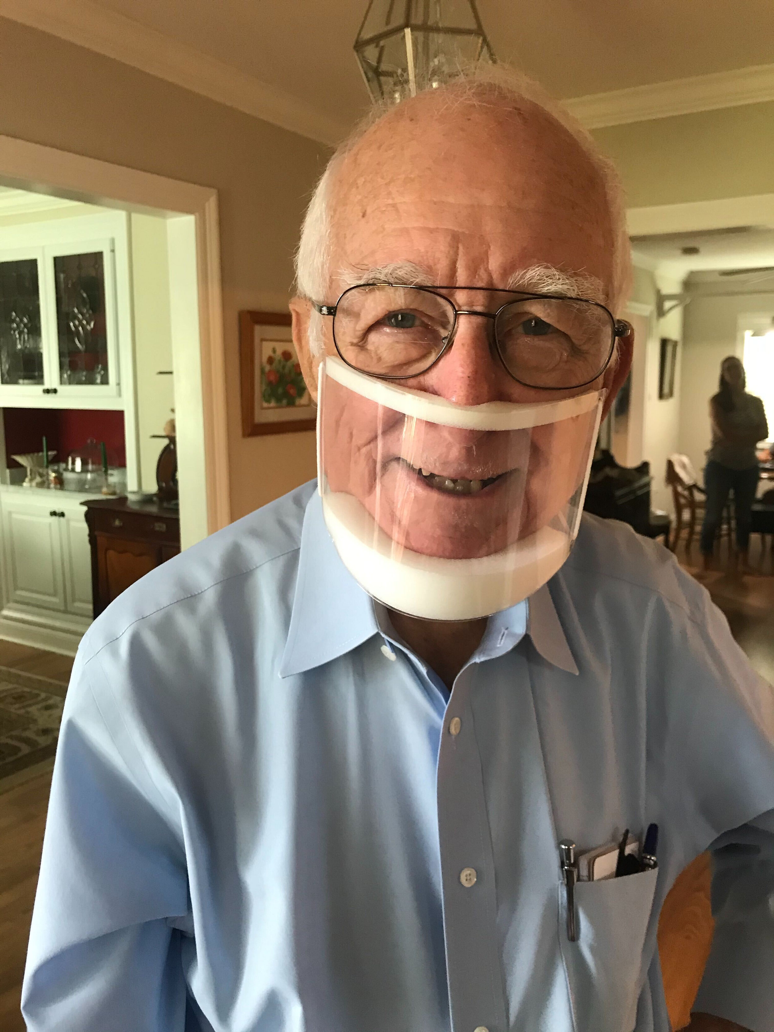 ClearMask™ - clear face mask for senior citizen