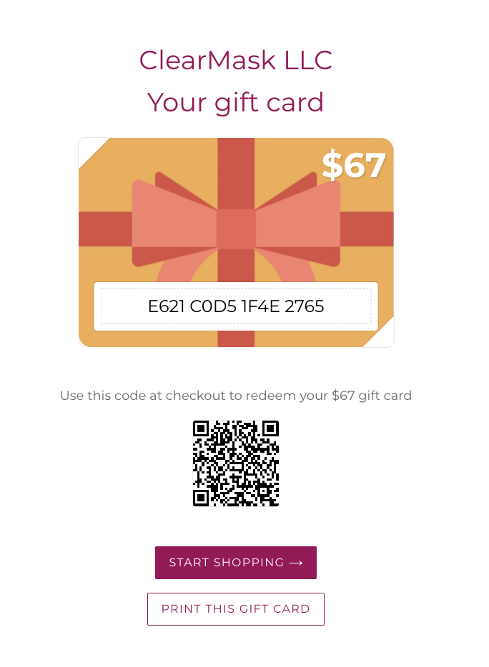 Gift Cards- (Click To Choose Amount)