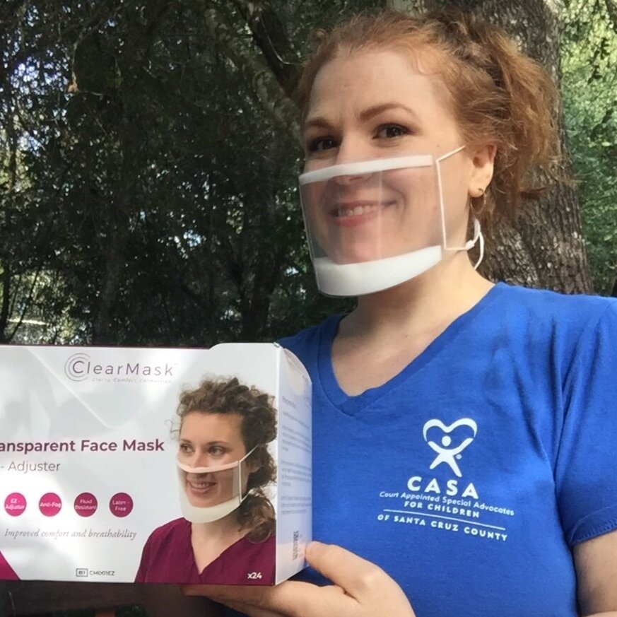 ClearMask™ - clear face mask for foster care