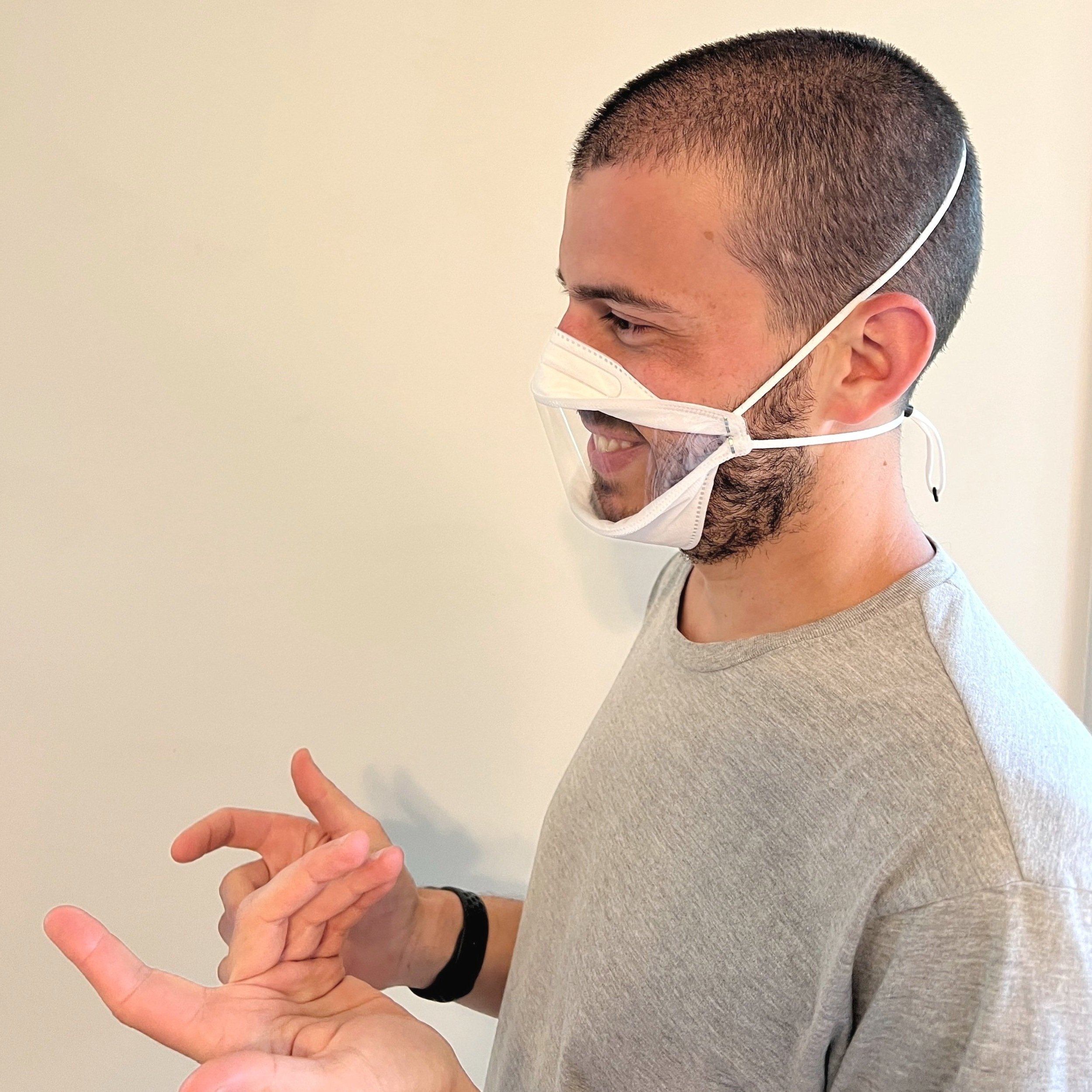 ClearMask™ - clear mask for deaf