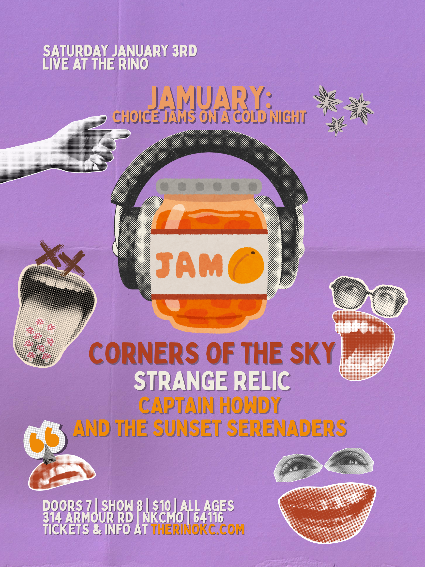 JAMUARY: Corners of the Sky | Strange Relic | Captian Howdy & The Sunset Serenaders