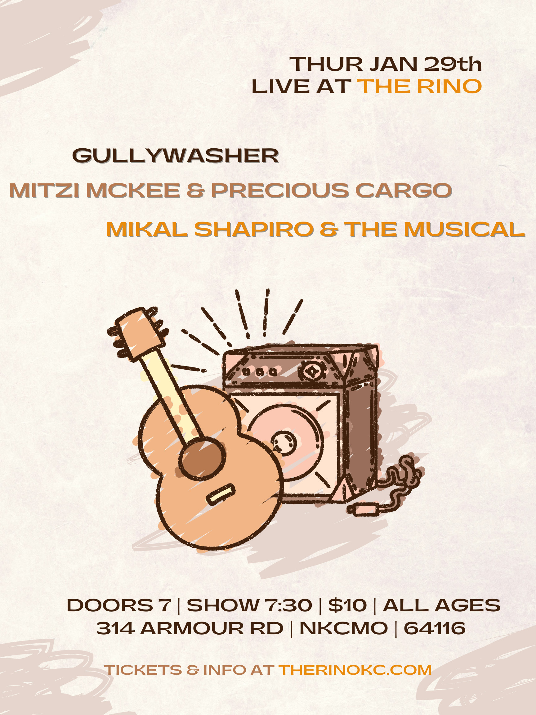 Gullywasher | MITZI MCKEE & PRECIOUS CARGO | MIKAL SHAPIRO & THE MUSICAL