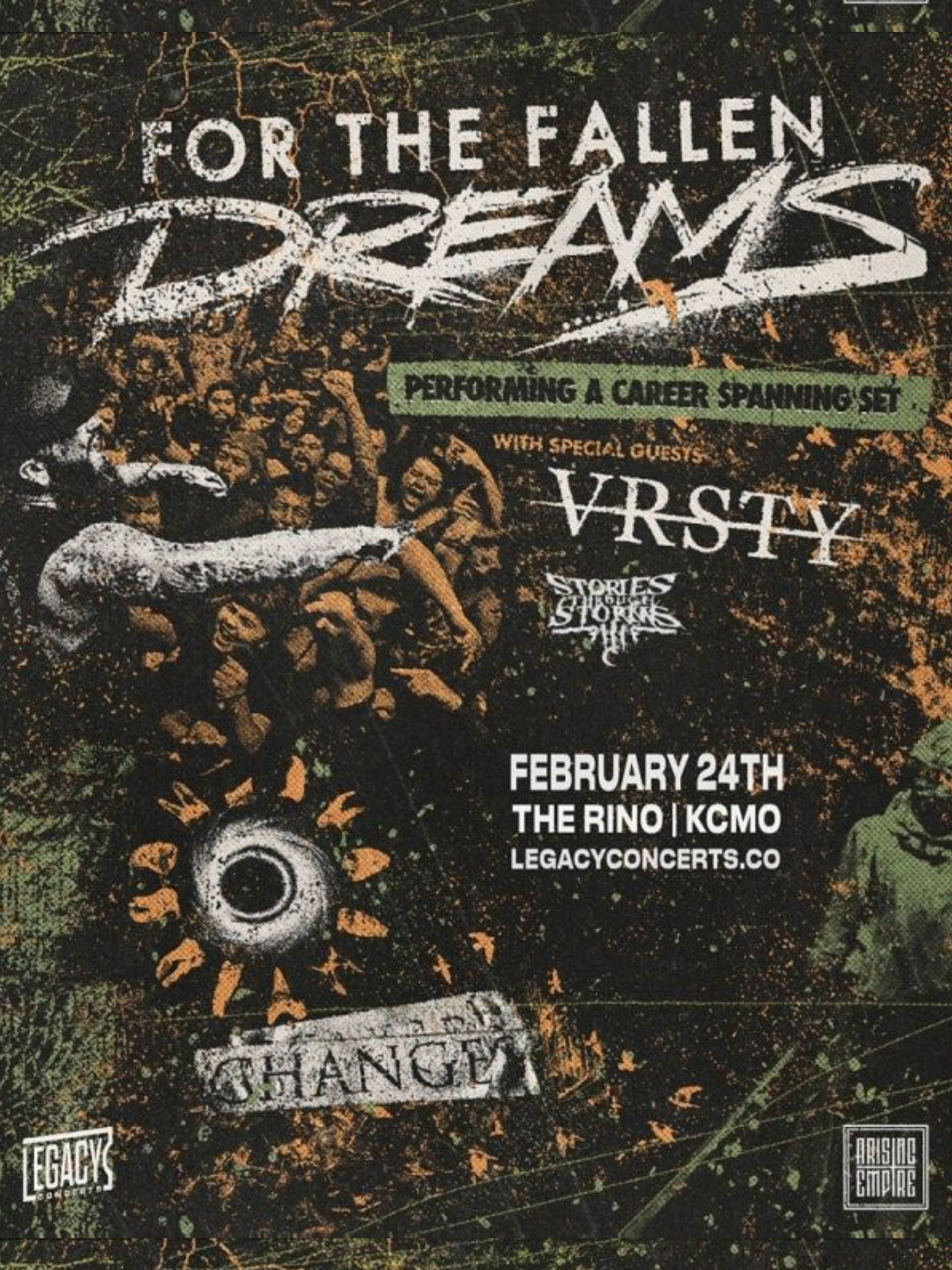 Legacy Concerts Presents: For The Fallen Dreams | VRSTY | Stories Through Storms
