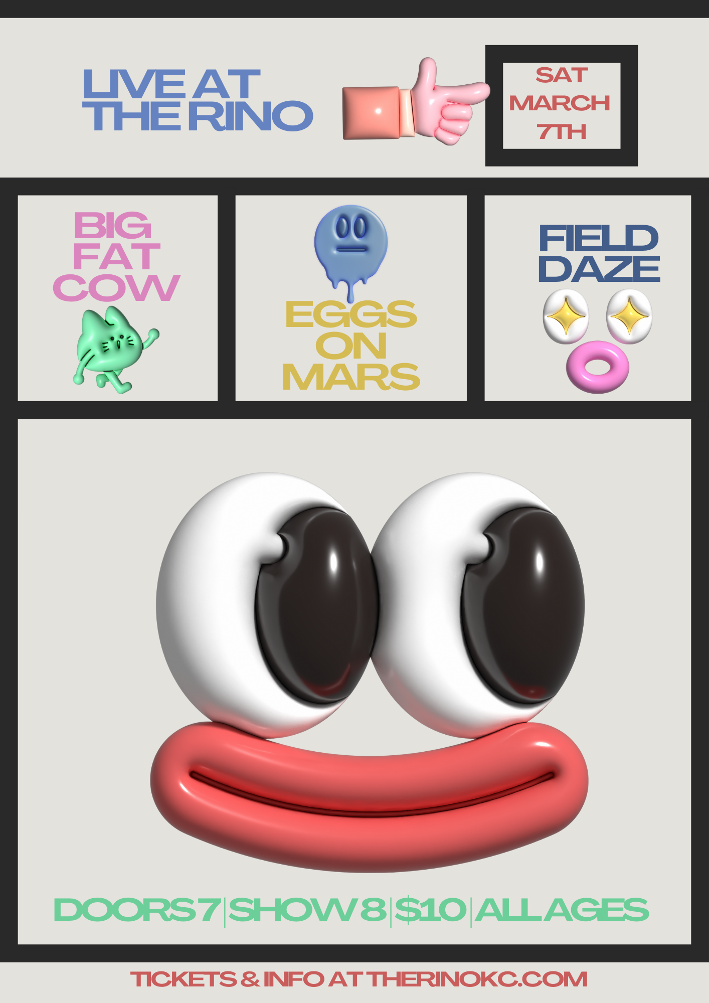 Big Fat Cow | Eggs On Mars | Field Daze