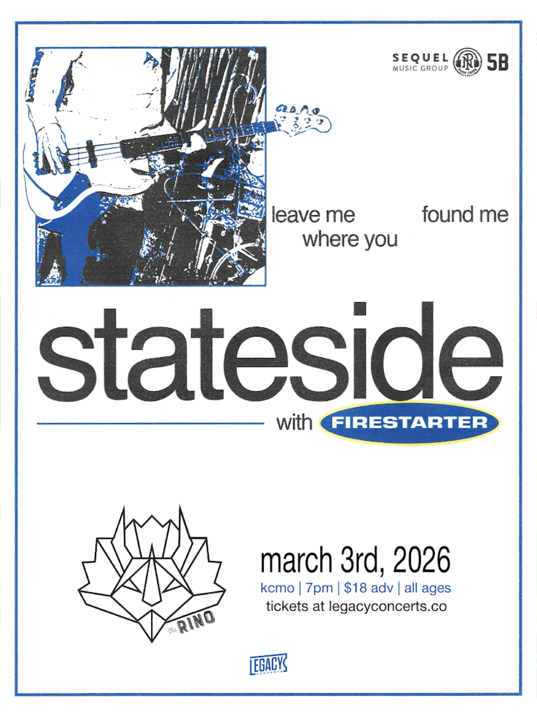 Legacy Concerts Presents: Stateside with Firestarter