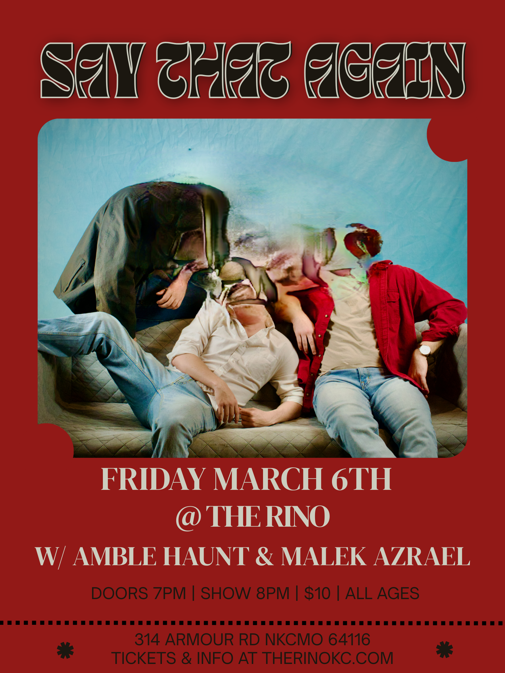 Say That Again | Amble Haunt | Malek Azrael &amp; The Vibes 