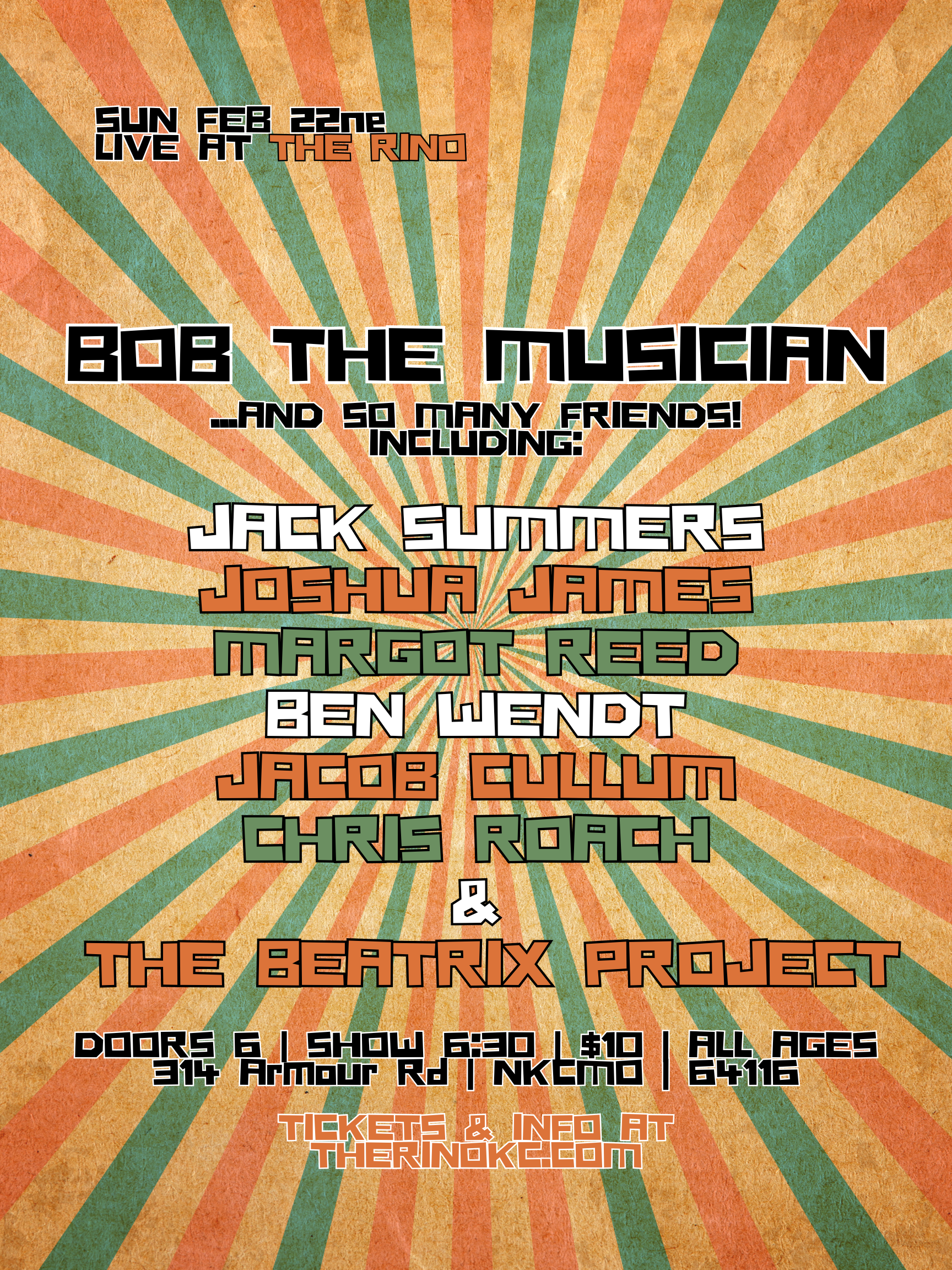 Bob The Musician &amp; Friends!