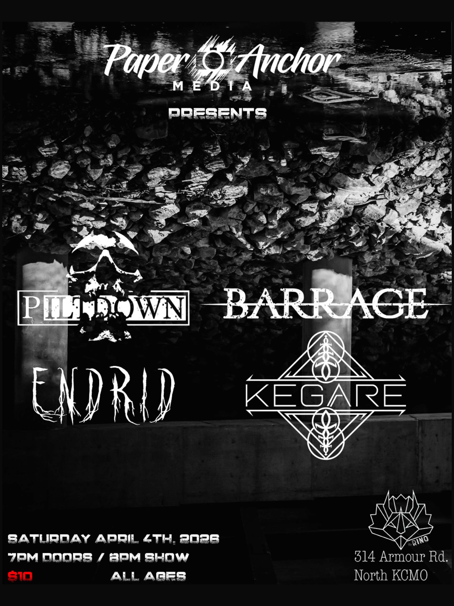 Piltdown | Barrage | Endrid | Kegare