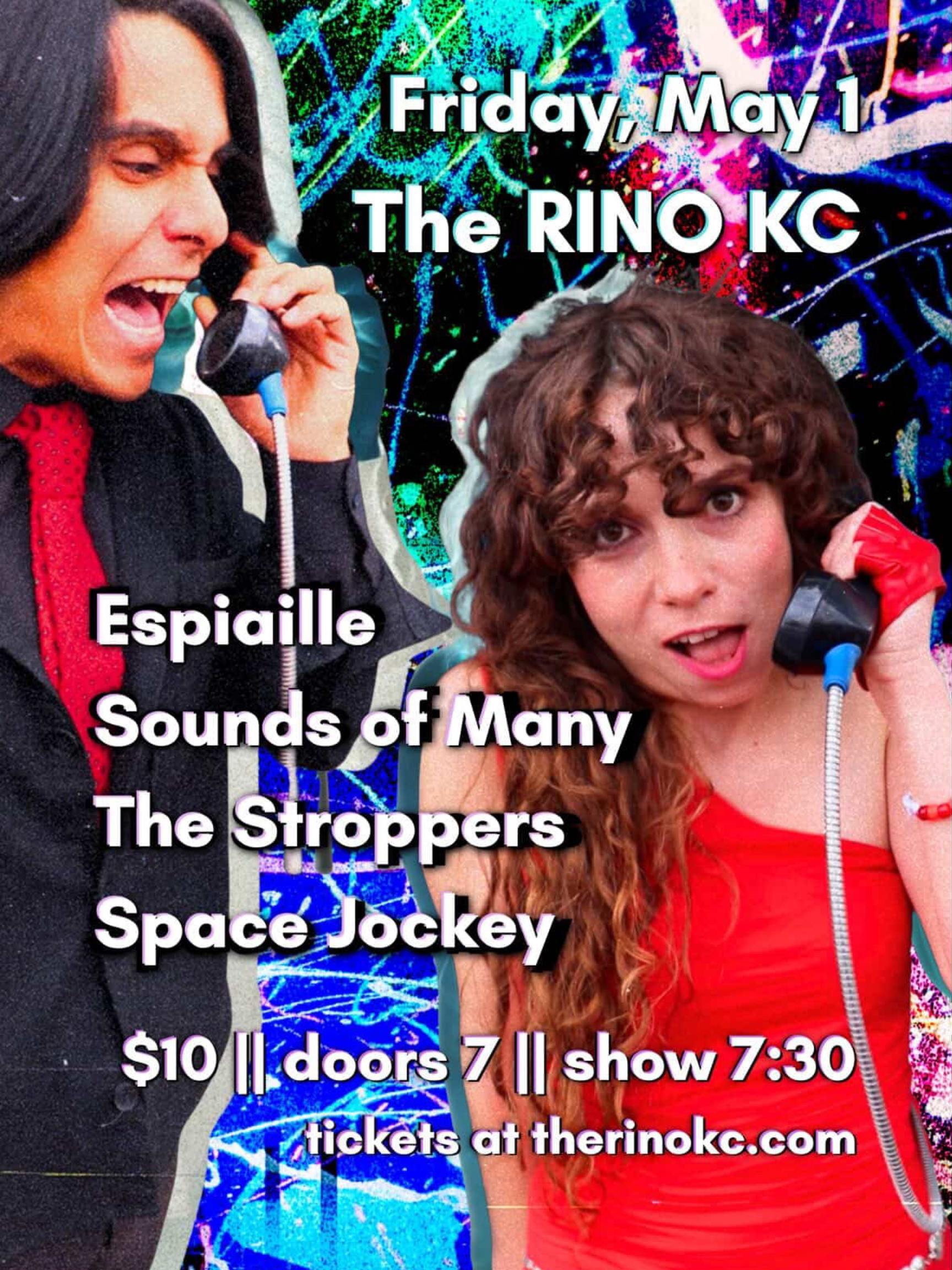 Espiaille | The Sounds of Many | The Stroppers | Space Jockey 