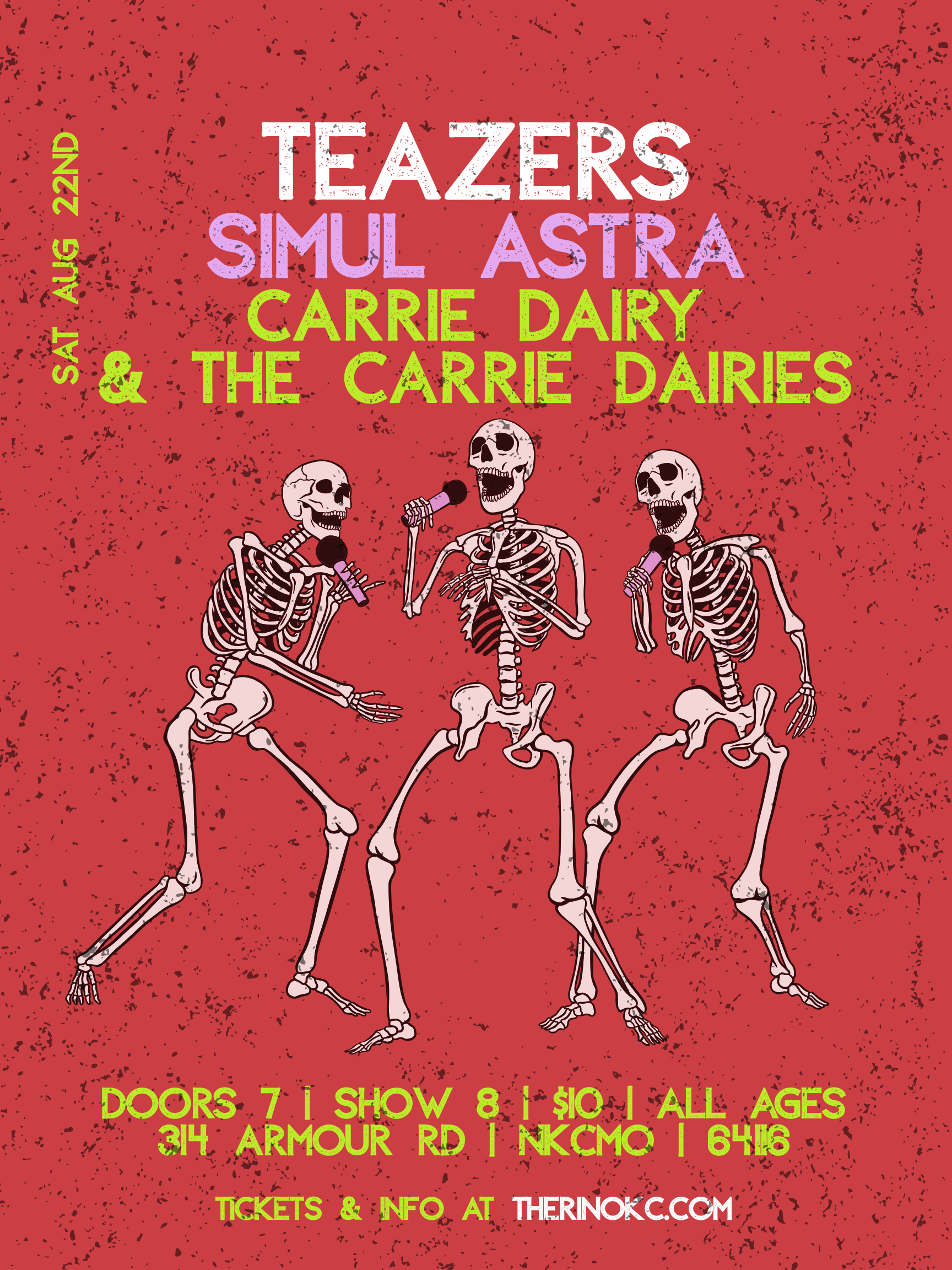 Teazers | Simul Astra | Carrie Dairy & The Carrie Dairies