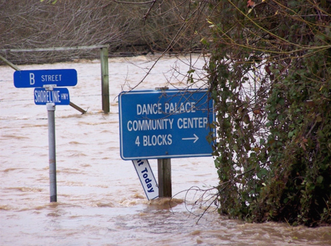 New Year's Day Flooding, 2006. Are you prepared? Photo ©Dave Mitchell 2006