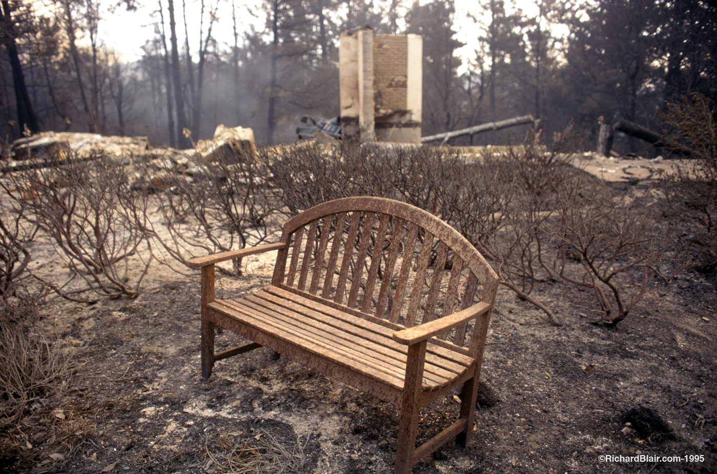  Bench &amp;&nbsp;Remains of Structure 