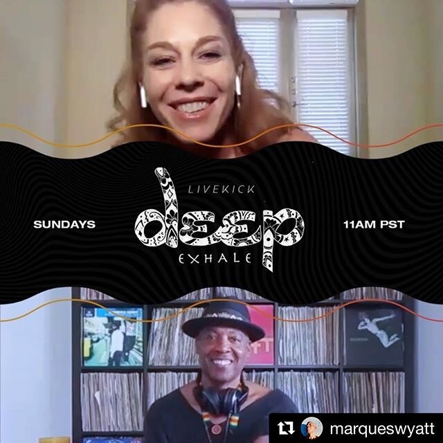 From @marqueswyatt and @cristi_christensen of @deepexhale, get ready for a spiritually healthy and uplifting Sunday accompanied by @dvine1official and myself, @suryarenge Louis Hale

#Repost @marqueswyatt with @get_repost
・・・
Thanks goodness for the 