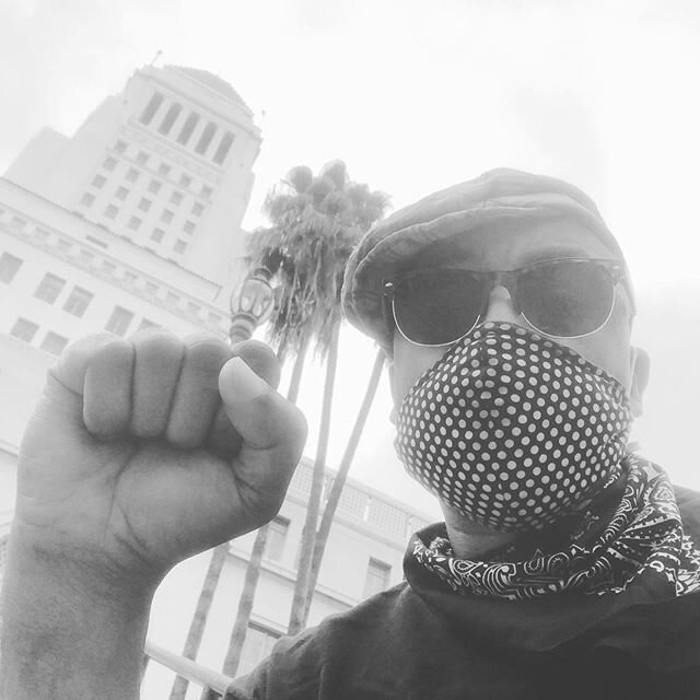 At L.A. city hall to support Whites and other Allies Against Racism, a peaceful protest from 12 p to 2 p 
I will be speaking to effect positive change in this country, please join us! #blacklivesmatter