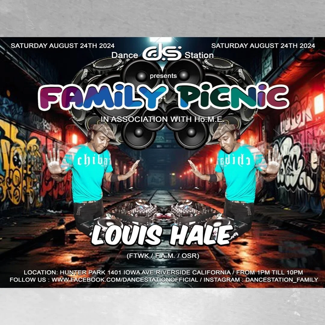 August 24! Gonna be dope to be at Ho. M. E., can&rsquo;t wait! #housemusic #spokenwordpoetry #liveperformance #dancers #picnicinthepark #riversidecalifornia #dancestation_family #dancestationofficial