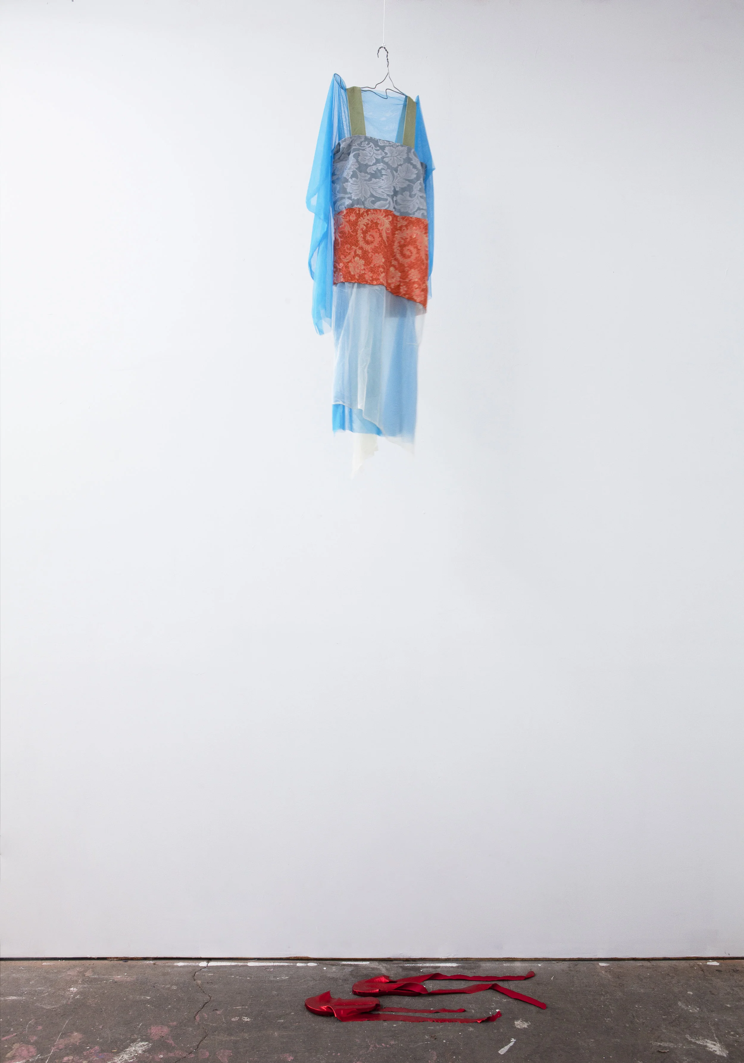 Sofia Paris Alone in Mummy’s Room, 2019 Mixed media 64 x 22 inches 162.6 x 55.9 cm