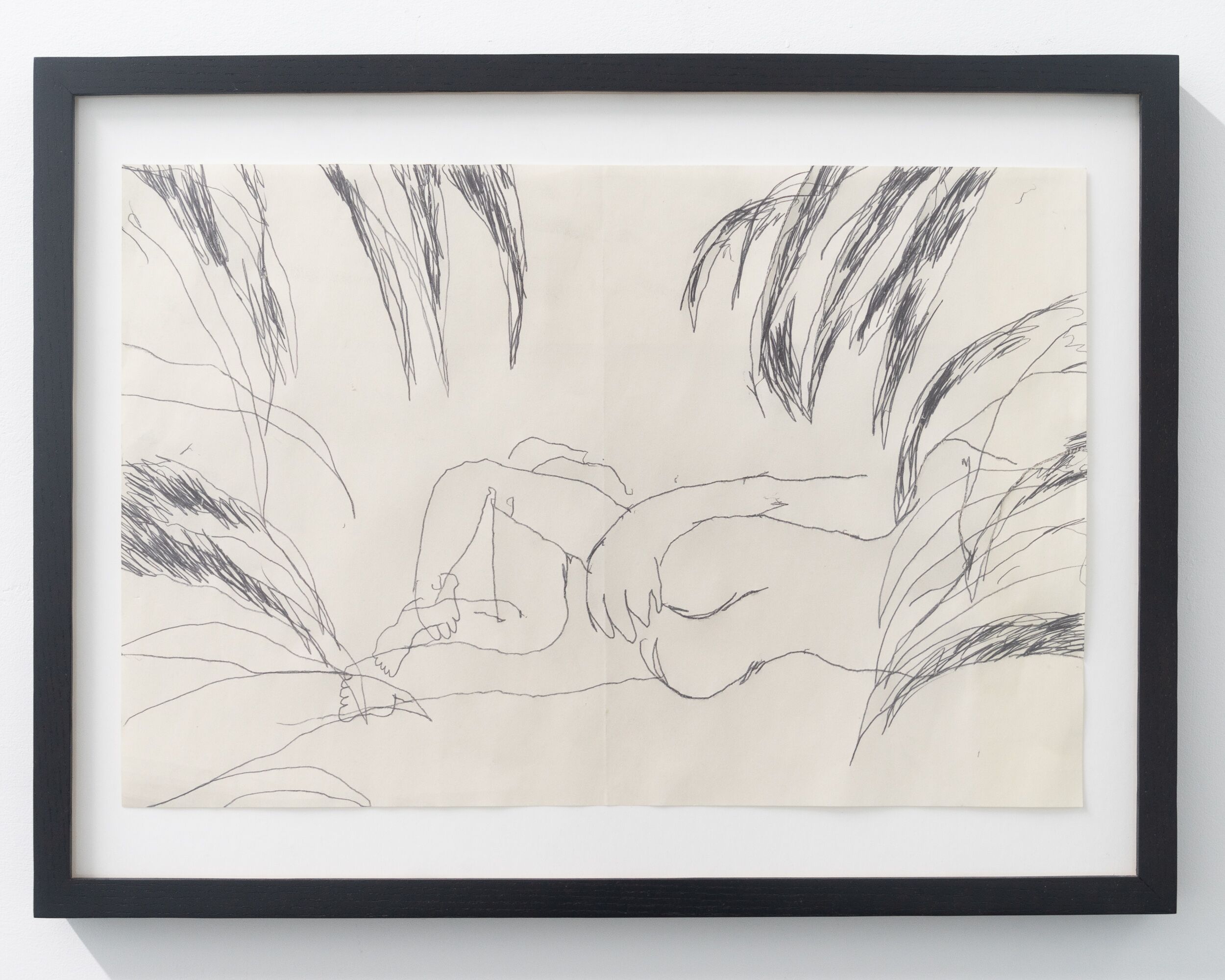   Emilie Gossiaux   In the Bushes , 2018 26 1/2 x 17 1/2 inches 67.3 x 44.5 cm  