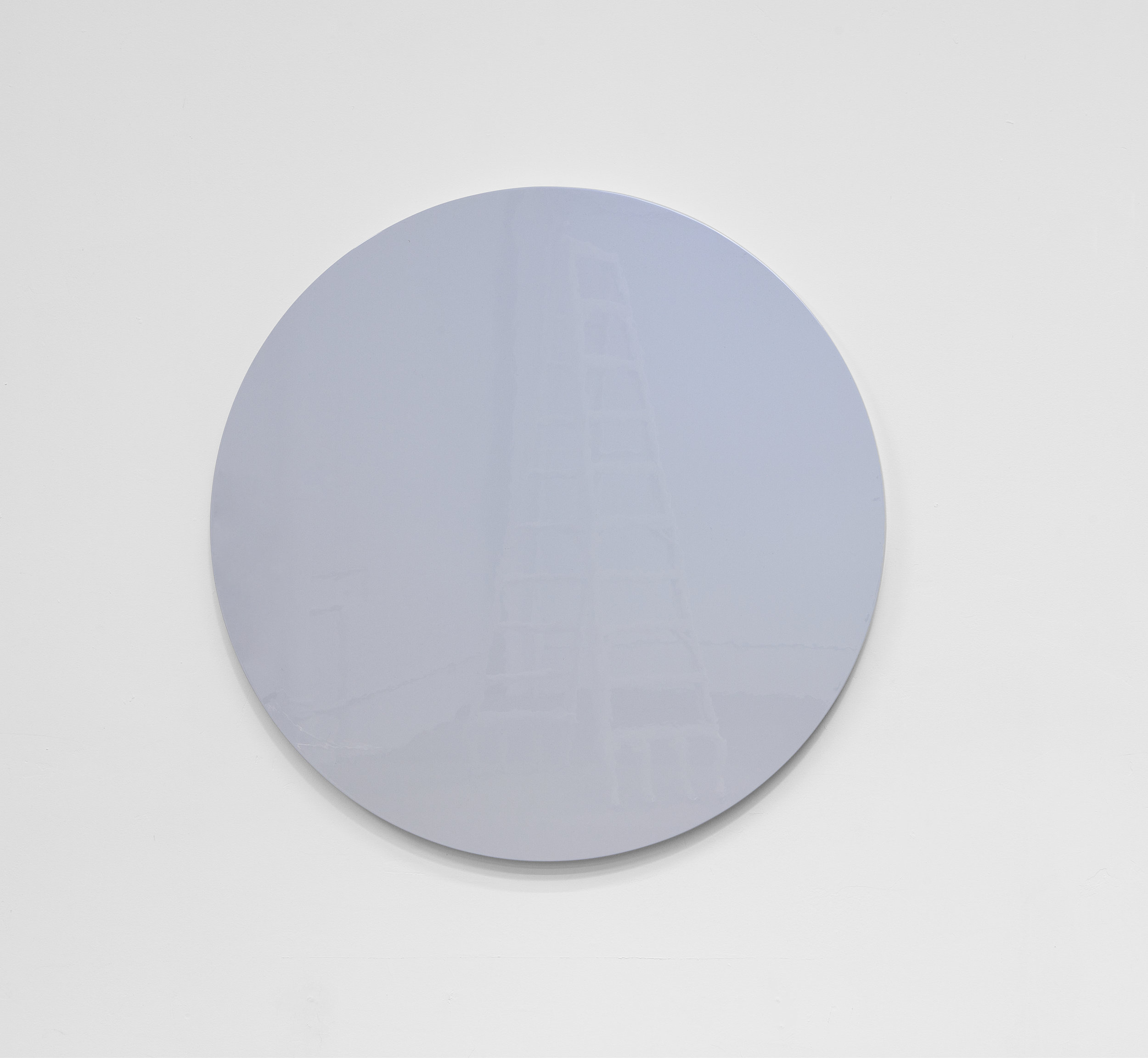  Carol Peligian,  Bliss , 2019, Aluminum, urethane and pigment, 36 x 36 x 1.5 inches 