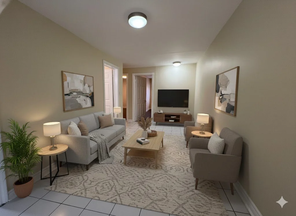 Photo virtually staged