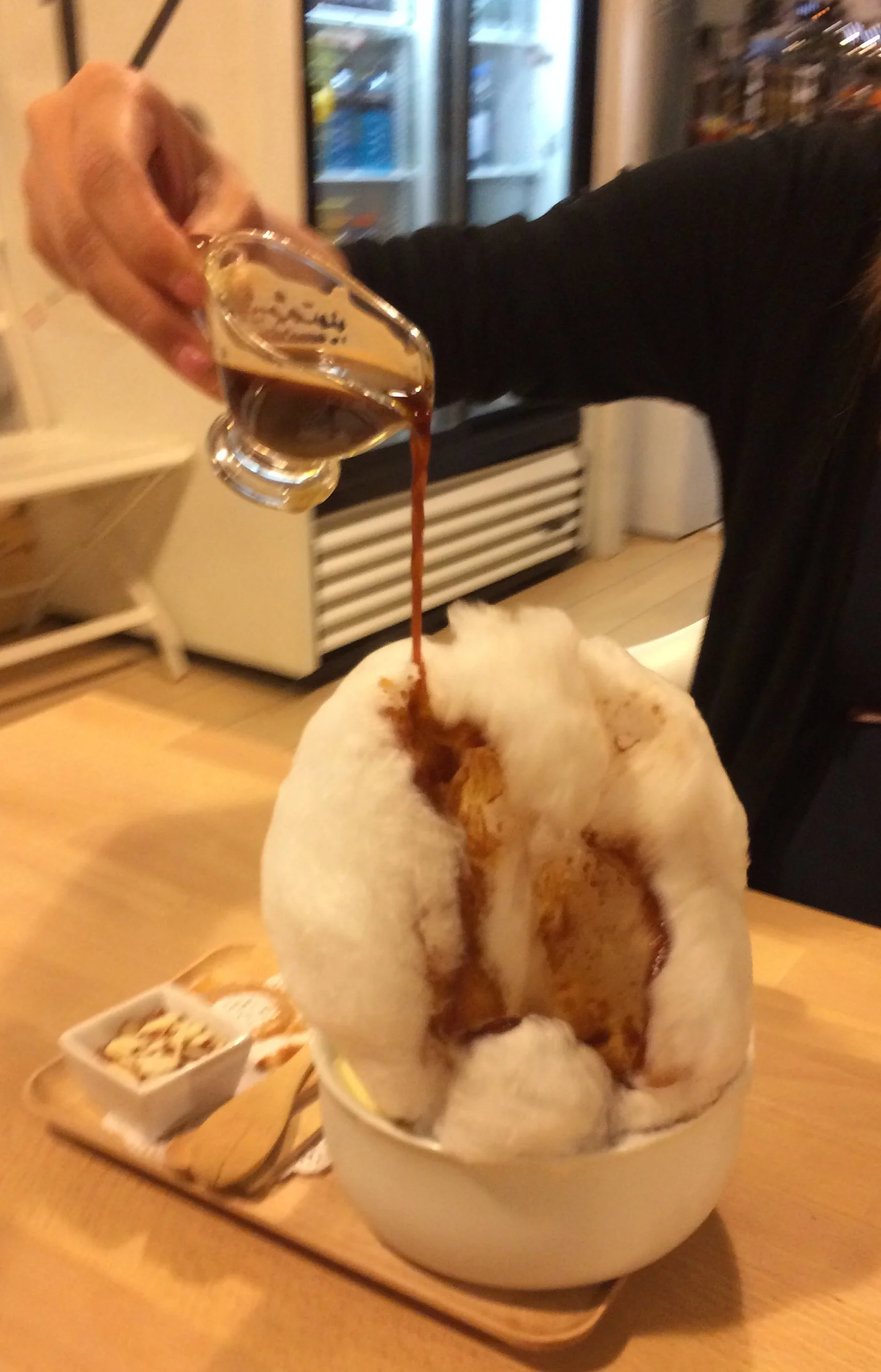 Cotton Candy Snow Affogato