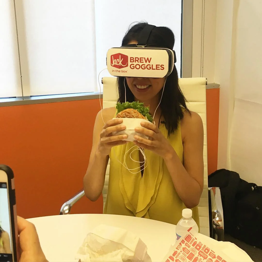 Previewing Jack in the Box's New Burger Using VR
