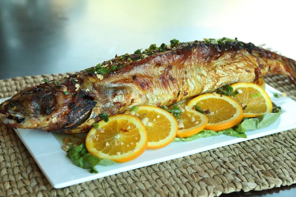Baked Whole Catfish, Kangaroo, Alligator, and other Exotic Meats